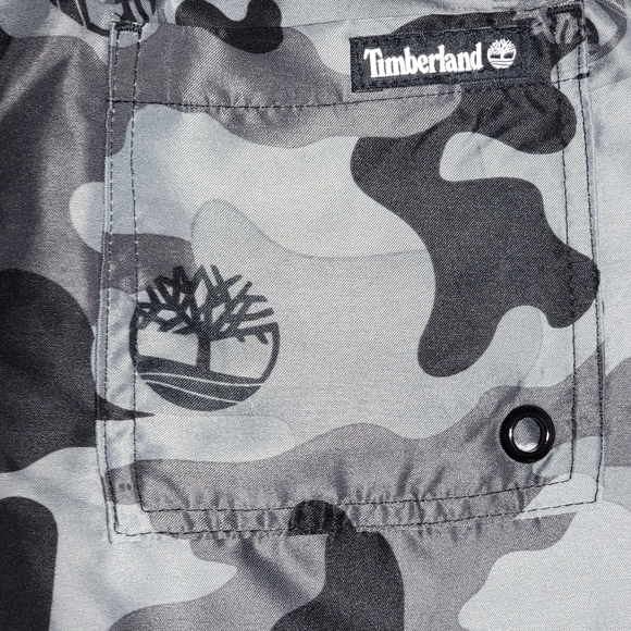 🤍🖤NEW Timberland White Sleeveless Shirt and Swim Shorts Boy's Size 7 - Picture 9 of 11